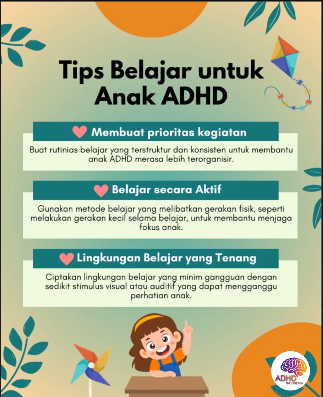 Strategi Belajar yang Cocok untuk Anak ADHD di Kabupaten Bolaang Mongondow Timur